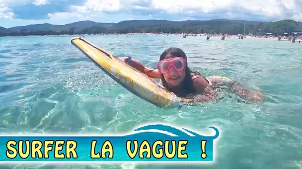 SURFER LA VAGUE ! 😆 / Vacances Corse été 2018