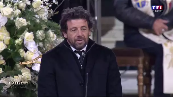 Patrick Bruel rend hommage à Johnny Hallyday