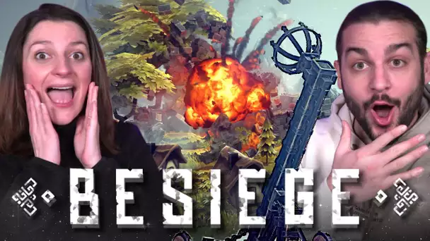 ON DOIT TOUT DETRUIRE DANS CE JEU ! BESIEGE GAME FR