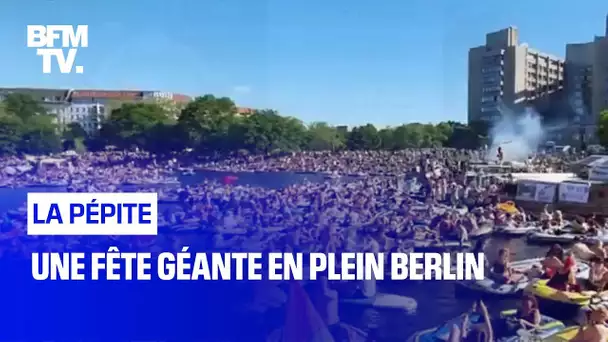 Une fête géante en plein Berlin