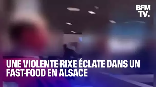 Une violente rixe éclate dans le fast-food Quick de Schiltigheim en Alsace