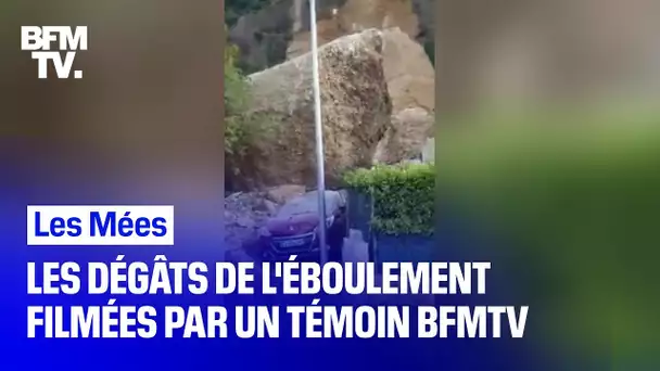 Éboulement dans les Alpes-de-Haute-Provence: les images des dégâts filmées par un témoin BFMTV