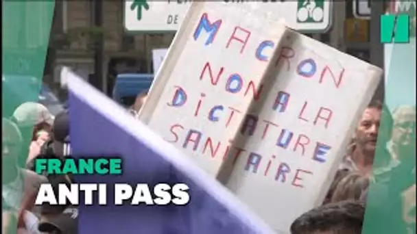 Nouvelles manifestations contre le pass sanitaire dans toute la France