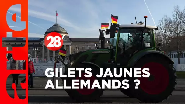 Manifs, récession : quand l’Allemagne s’enrhume, c’est l’Europe qui tousse ? - 28 Minutes - ARTE