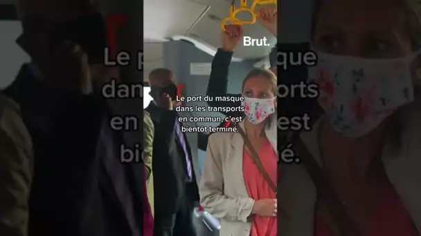 Le port du masque dans les transports en commun, c’est bientôt terminé !