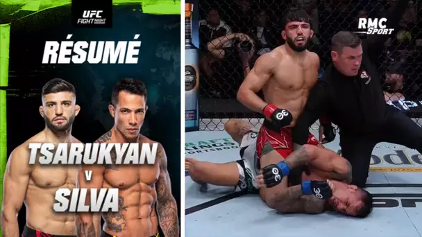 Résumé / UFC : La pépite Tsarukyan s'impose par TKO après avoir vacillé