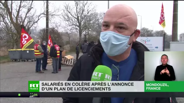 Toulouse : colère des salariés d'un sous-traitant d'Airbus après l'annonce d'un plan social