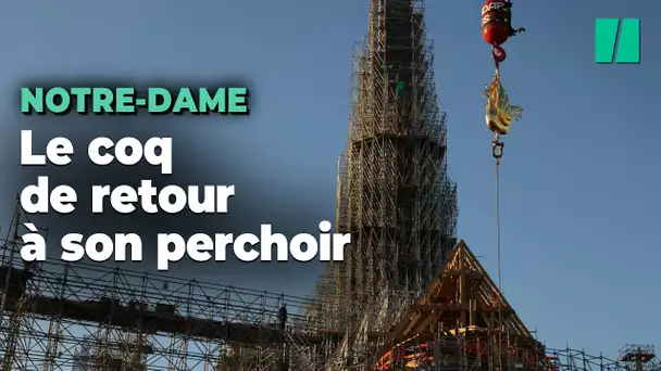 Notre-Dame retrouve son coq, une nouvelle étape très symbolique dans le chantier de la cathédrale