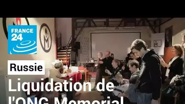 Liquidation de l'ONG Mémorial : "Pour chacun d'entre nous, c'est très très dur" • FRANCE 24