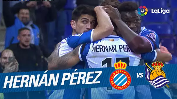 Golazo de Hernán Pérez (1-1) RCD Espanyol vs Real Sociedad