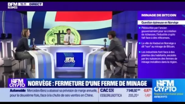 Ferme de minage fermée en Norvège : "Le minage c'est encore un sujet que l'on regarde en surface"