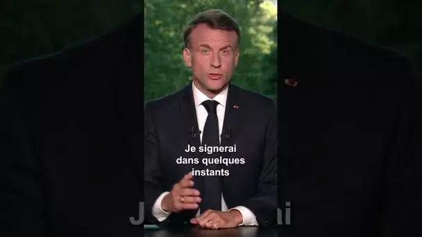 Emmanuel Macron annonce la dissolution de l'Assemblée nationale
