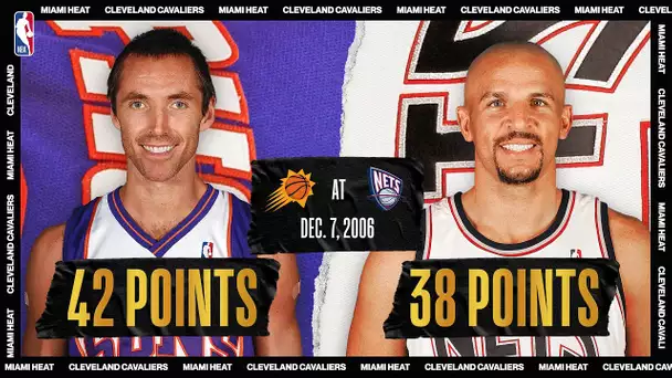 Suns @ Nets: Steve Nash and Jason Kidd duel in 2OT thriller on December 7, 2006 #NBATogetherLive