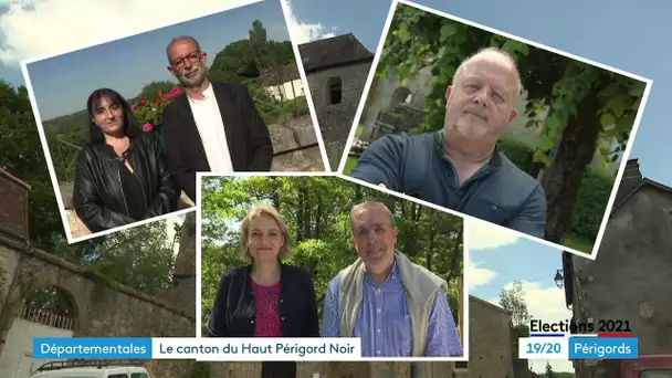 Départementales 2021 : les candidats du canton Haut Périgord Noir