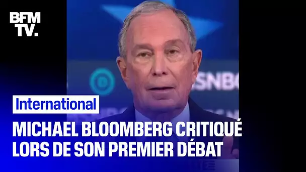 Primaires démocrates: Michael Bloomberg assailli de critiques pour son premier débat