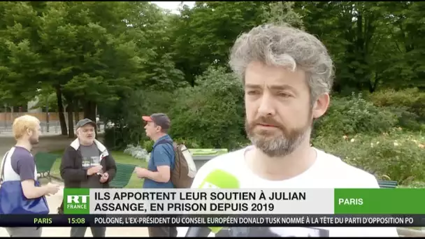 Des Français en soutien à Julian Assange : «Nous n’abandonnerons pas tant qu’il ne sera pas libre»
