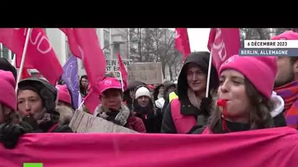 🇩🇪  Berlin : des milliers de travailleurs du secteur public défilent pour de meilleurs salaires