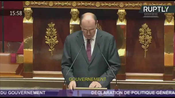 Le Premier ministre Jean Castex tient son discours de politique générale à l'Assemblée nationale