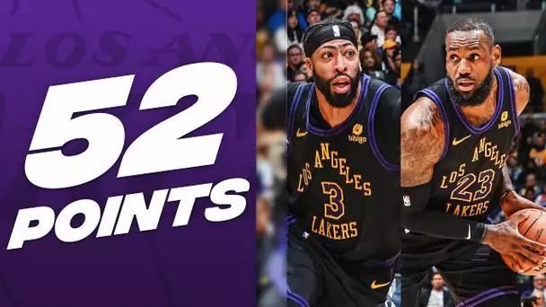 Anthony Davis (27 PTS) & LeBron James (25 PTS) Combine For 52 PTS On #MLKDay! | January 15, 2024