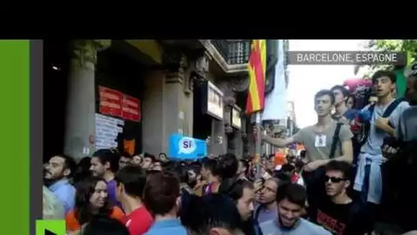 Des Catalans outrés dans les rues après l&#039;arrestation du bras droit du vice-président