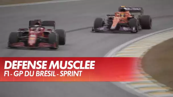 Bataille entre Leclerc et Norris pour la 3e place du sprint - GP du Brésil