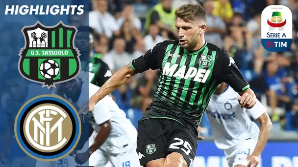 Sassuolo 1-0 Inter Milan | Inter begin the season with a loss after Berardi's penalty | Serie A