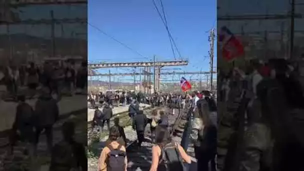 Réforme des retraites : la gare Saint-Charles bloquée par des manifestants