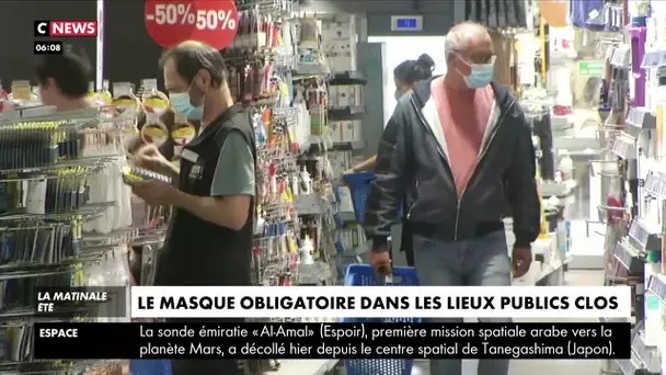 Le masque obligatoire dans les lieux publics clos