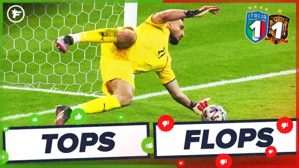 Italie-Espagne (1-1) : Donnarumma décisif, Pedri étincelant | Tops et Flops