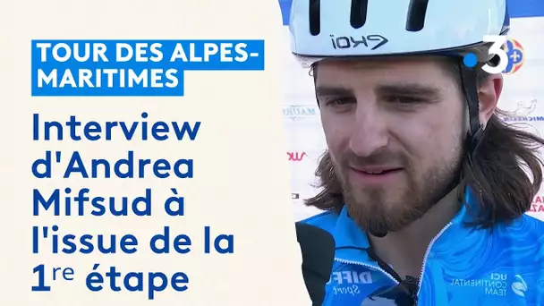 Le Tour des Alpes-Maritimes 2024 : interview d'Andrea Mifsud à l'issue de la première étape