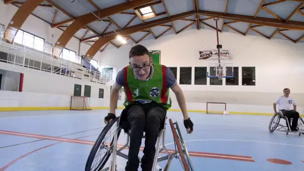 HandisportGo : Tanguy Coureau au basket !