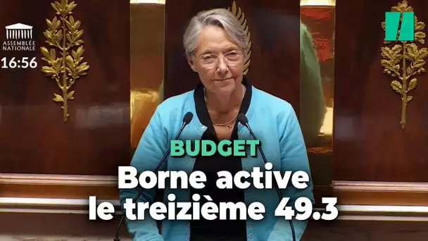 Borne utilise à nouveau le 49.3 pour le premier vote du budget 2024
