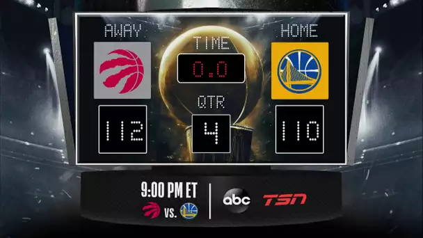 Raptors @ Warriors LIVE Scoreboard - Join the conversation and catch all the action on #NBAonABC!