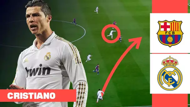 CRISTIANO RONALDO: TODAS sus ACCIONES en el FC BARCELONA 1 - 2 REAL MADRID