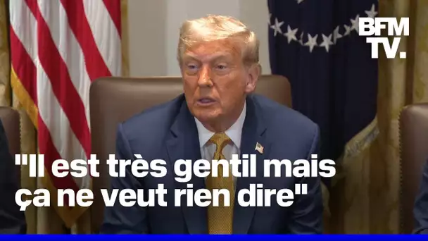 Donald Trump accuse Vladimir Poutine de dire "beaucoup de conneries" sur l'Ukraine