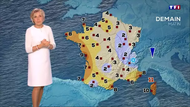 Météo du 9 janvier 2023 | Prévisions météo à 20h50 | Météo TF1