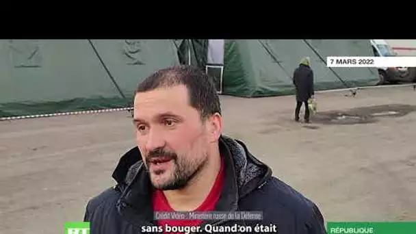 Réfugiés de Marioupol : “on nous tire dessus côté ukrainien”
