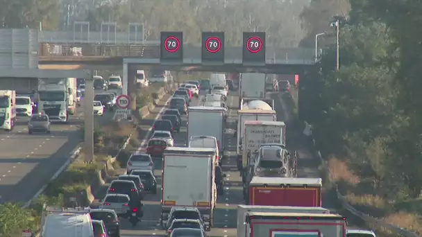 Régulation de la vitesse sur une portion de l'autoroute A1 entre Lille et Paris