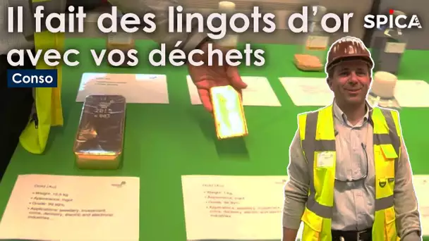 Des lingots d'or avec vos déchets