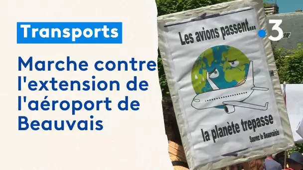 Marche citoyenne "Sauvez le Beauvaisis" contre l'extension de l'aéroport de Beauvais