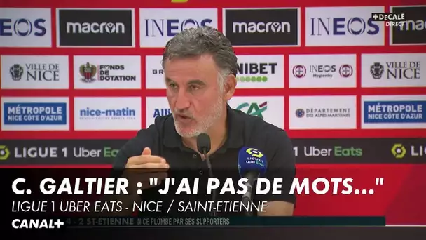 C.Galtier : "J'ai pas les mots" - Ligue 1 Uber Eats : Nice / Saint-Étienne