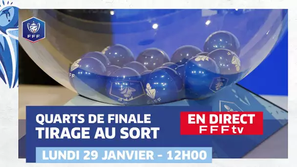 Le tirage au sort des quarts de finale en direct (12h00) I Coupe de France Féminine 2023-2024