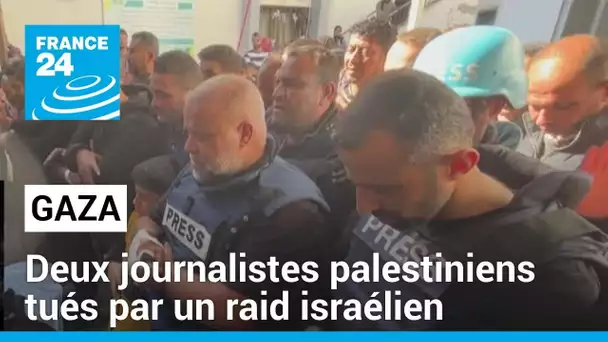 Guerre entre Israël et le Hamas : deux journalistes palestiniens tués • FRANCE 24