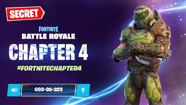 FORTNITE TEASER CHAPITRE 4 ! OBJECT TROUVE ! NOUVEAU SKIN DOOM SLAYER ! (FORTNITE CHAPITRE 4)