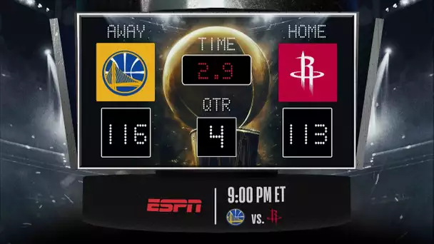 Warriors @ Rockets LIVE Scoreboard - Join the conversation & catch all the action on ESPN!