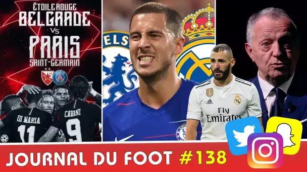 Le PSG joue gros, AULAS rêve du retour de BENZEMA, HAZARD pas chaud pour prolonger