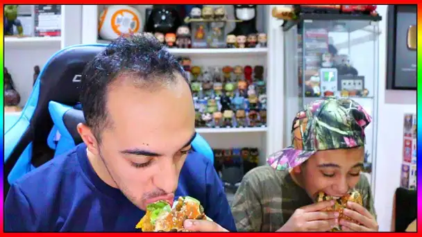 ON TEST LE NOUVEAU BURGER DE CHEZ MC DONALD "LE GRAND VEGGIE" AVEC MOMO ET LIA