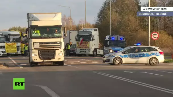 🇵🇱  Pologne : des camionneurs polonais bloquent des postes-frontières avec l’Ukraine