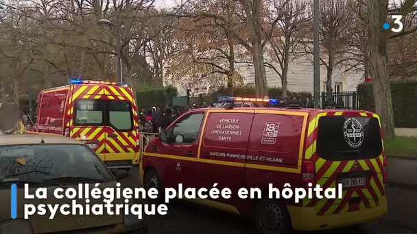 La collégienne qui a menacé sa professeure d'un couteau placée en hôpital psychiatrique