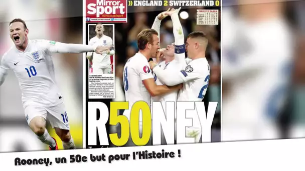 Rooney meilleur buteur de l'histoire de l'Angleterre !